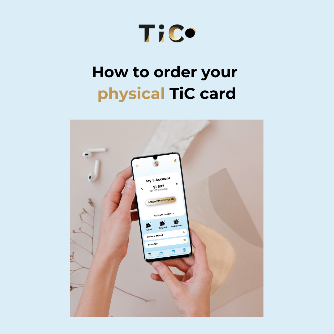 How to order your physical TiC card